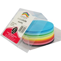 KINDER CIRCLES MATT 120MM DIA ASS (500)