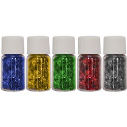 RAINBOW GLITTER VIAL 3GM Assorted 3gram Vials 