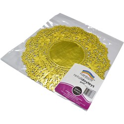 RAINBOW RETAIL DOYLEYS 265mm 10 Sheets Gold 