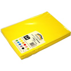 Rainbow Spectrum Board A4  220gms Yellow 100 Sheets