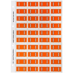 Avery Alphabet Coding Label I Side Tab 25x42mm Orange Pack of 240