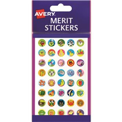 AVERY MERIT STICKERS MINI ASSTD 13MM (800)