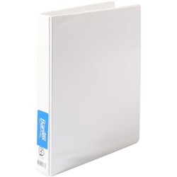 BINDER INS 2D 25MM A4 WHITE BANTEX