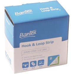 Bantex Hook Loop Strip 20Mmx1.8M