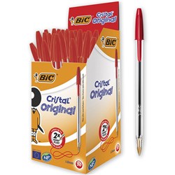 Bic Cristal Medium Red (50)