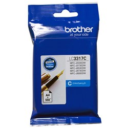 BROTHER INK CARTRIDGE LC-3317C CYAN