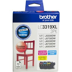 BROTHER LC3319XL COLOUR VALUE PACK