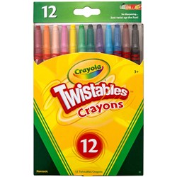 CRAYOLA CRAYONS TWISTABLES 12 Asst 