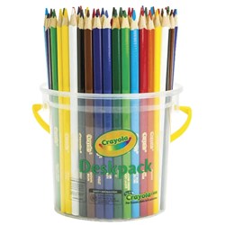 CRAYOLA TRIANGULAR PENCILS 48 Assorted Deskpack 12 Colour 