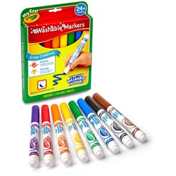 CRAYOLA MY FIRST MARKERS ASSTD (8)