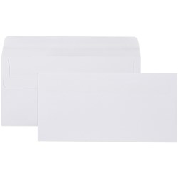 CUMBERLAND ENVELOPE DL Self Seal Plain White Box of 500