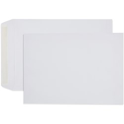 CUMBERLAND ENVELOPE POCKET C4 Strip Seal Plain White Box of 250