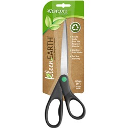 Westcott Kleenearth Scissors Straight Handle 229Mm Black