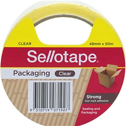 Sellotape Hot-Melt Adhesive Packaging Tape 48Mmx50M Clear