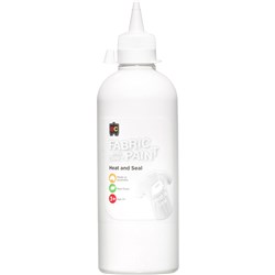 EC FABRIC AND CRAFT PAINT 500ml White 