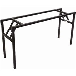 Heavy Duty Steel Folding Table Frame Only Suits Tops 1500Wx750D Black