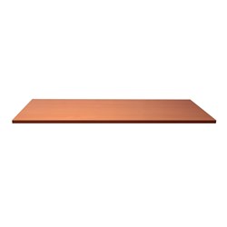 Rapidline Melamine Rectangle Table Top Only 25Mm Thick 1200Wx600D Cherry