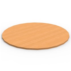 Rapidline Melamine Round Table Top Only 25Mm Thick 900Mm Diameter Beech