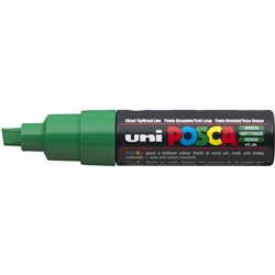 UNI-BALL POSCA POSTER MARKER 8.0mm Chisel Tip Green