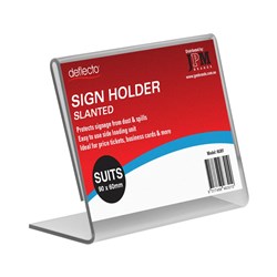 Deflect-O Business And Place Card Holder Single Tier 