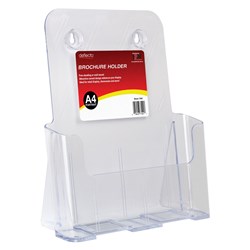 DEFLECTO BROCHURE HOLDER A4 F/STAND W/MOUNT