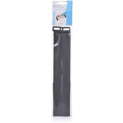 Velcro Velstrap Buckle 25X900Mm Black Pack Of 2