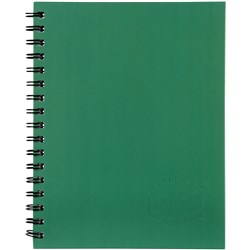 Spirax 511 Hard Cover Notebook A5 200 Page Green