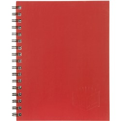 Spirax 512 Hard Cover Notebook A4 200 Page Red