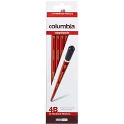 COLUMBIA COPPERPLATE PENCIL HEXAGON 4B (20)