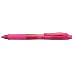 Pentel Energel X Gel Pen Bl107 Fine Retractable Pink