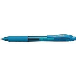Pentel Energel X Gel Pen Bl107 Fine Retractable Sky Blue