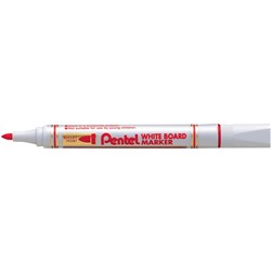 Pentel Whiteboard Marker Mw85A Bullet Point Red