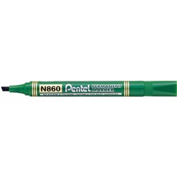 Pentel Permanent Marker N860 Chisel Green