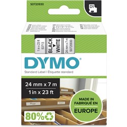 Dymo D1 24Mm Black On White