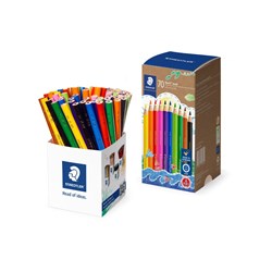 NORIS PENCILS COLOURED Maxi Learner Assorted Cup of 70