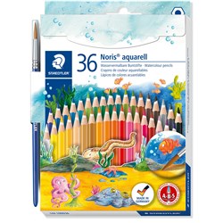 NORIS PENCILS AQUARELL Watercolour Assorted Pack of 36