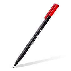 Staedtler Fineliner 334 Triplus 0.3Mm Red Pack Of 10