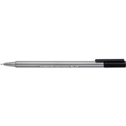 STAEDTLER FINELINER 334 Triplus 0.3mm Black Pack of 10