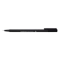 Staedtler Fineliner 334 Triplus 0.3Mm Black Pack Of 10