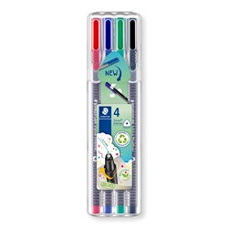 Staedtler Fineliner 334 Triplus 0.3Mm Assorted Pack Of 4