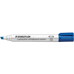 Staedtler Whiteboard Marker 351 Chisel Blue Pack Of 10