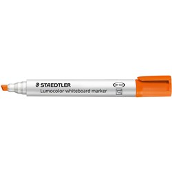 Staedtler Whiteboard Marker 351 Chisel Orange Pack Of 10