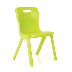 Titan Education 4 Leg Chair 350Mm High Lime