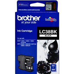 BROTHER LC38BK BLACK CARTRIDGE
