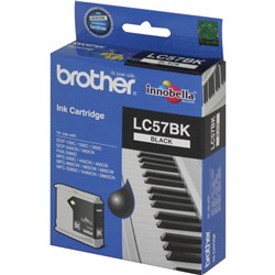BROTHER LC57BK BLACK CARTRIDGE