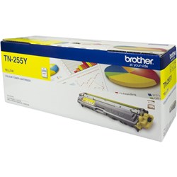 BROTHER TONER CARTRIDGE TN-255Y Yellow  