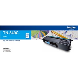 BROTHER TONER CARTRIDGE TN-349C Super High Yield Cyan  