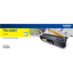 BROTHER TONER CARTRIDGE TN-349Y Super High Yield Yellow