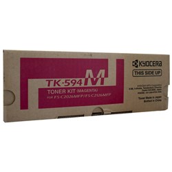 KYOCERA TONER CARTRIDGE TK-594M Magenta  