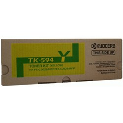 KYOCERA TK594 YELLOW TONER (T/S FS-C2126MFP)